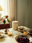Storage Jar Spruzzi Arancio