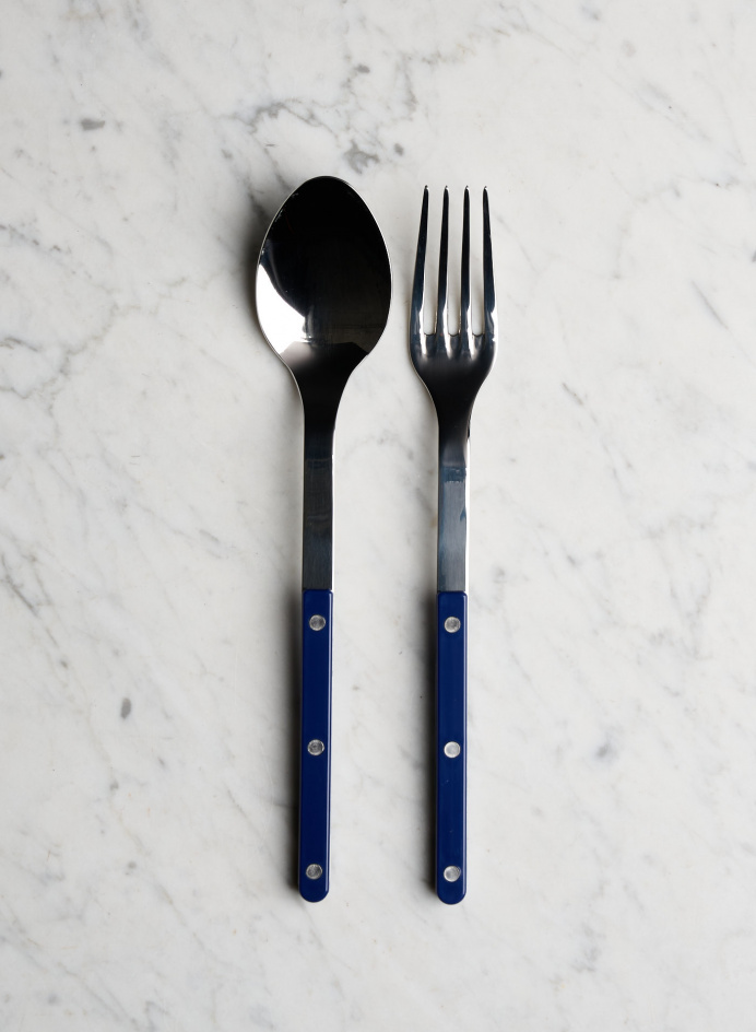 Salad Servers Bistro Blue in the group KITCHEN / Table setting / CUTLERY at Tambur Store AB (SAB14BM)