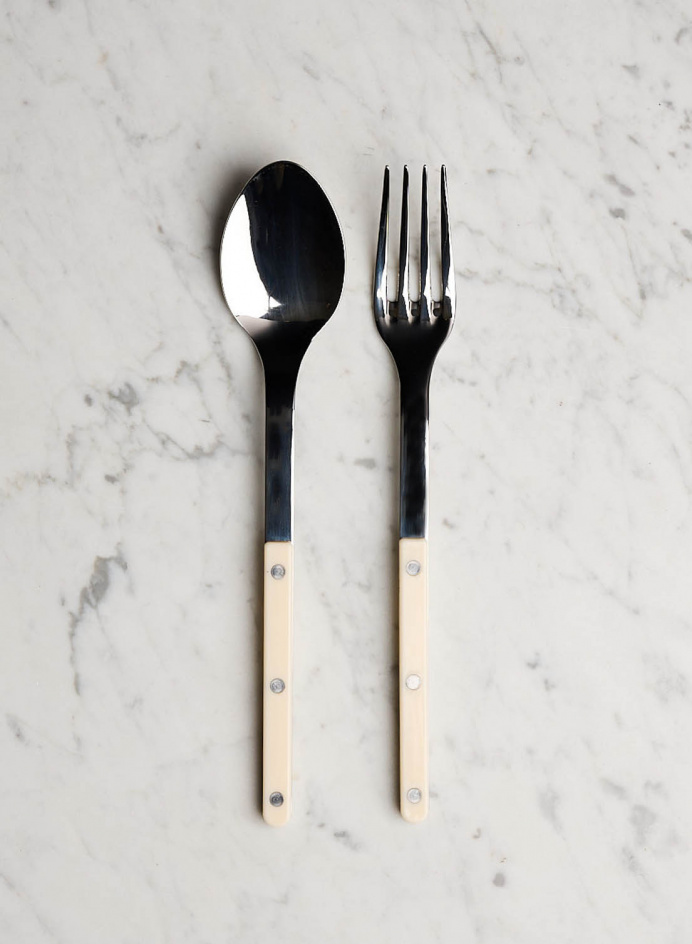 Salad Servers Bistro Ivory in the group KITCHEN / Table setting / Cutlery at Tambur Store AB (SAB14IV)