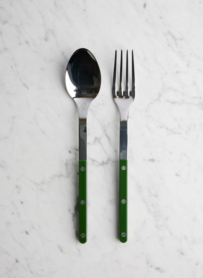 Salad Servers Bistro Green in the group KITCHEN / Table setting / CUTLERY at Tambur Store AB (SAB14VE)