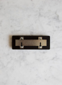 Knife Rack Black Stained Oak 16 cm