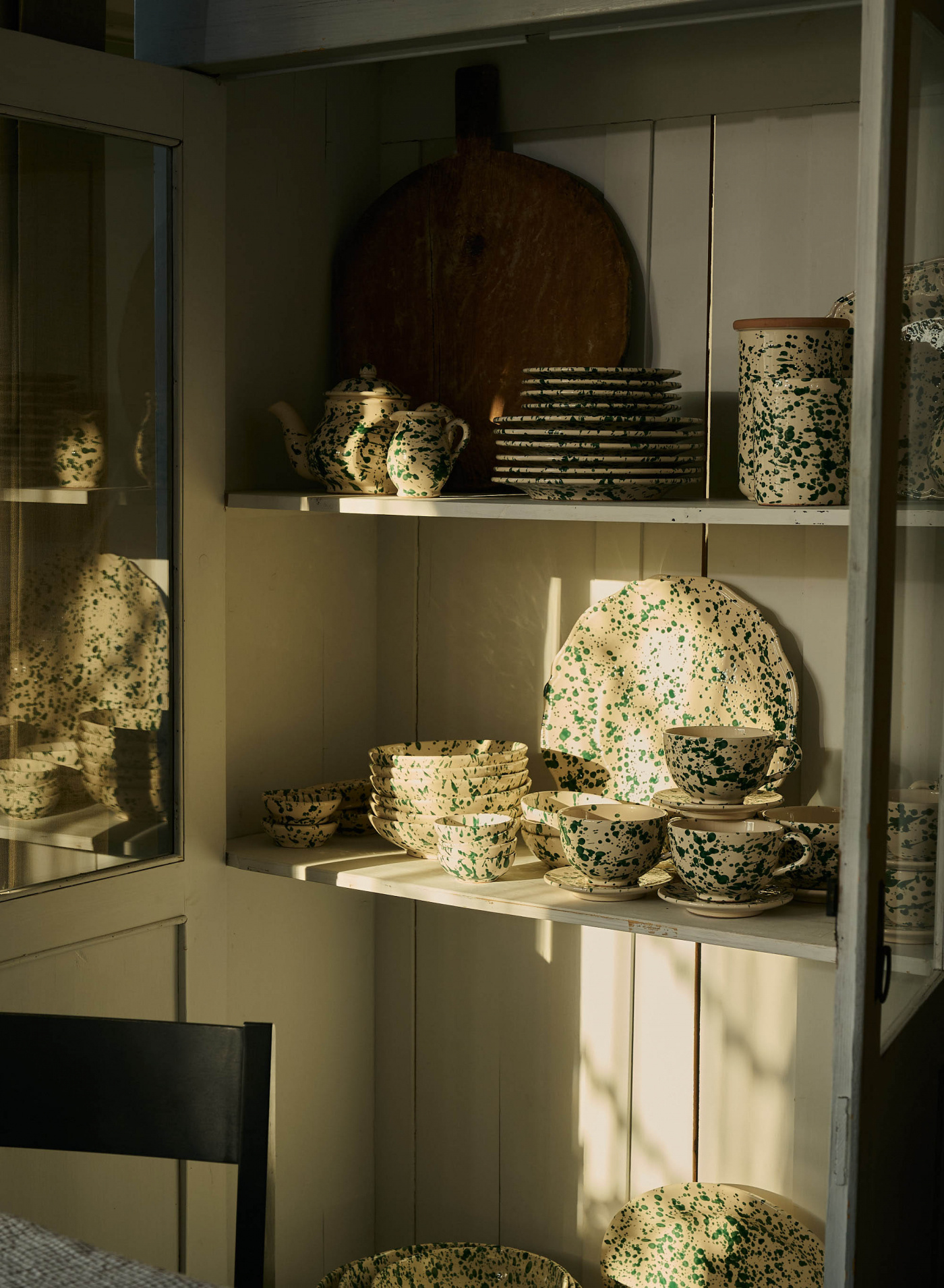 Tea Cup with Saucer Spruzzi Verde Tea Cup with Saucer Spruzzi Verde