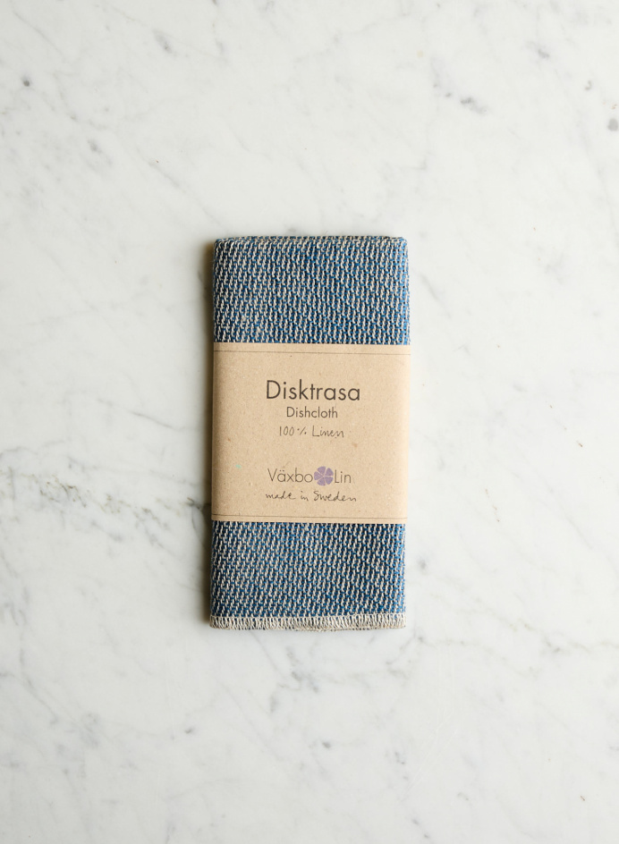 Dish Cloth Lin Blue in the group Kitchen / Table setting / Kitchen Accessories at Tambur Store AB (VAX91-13)