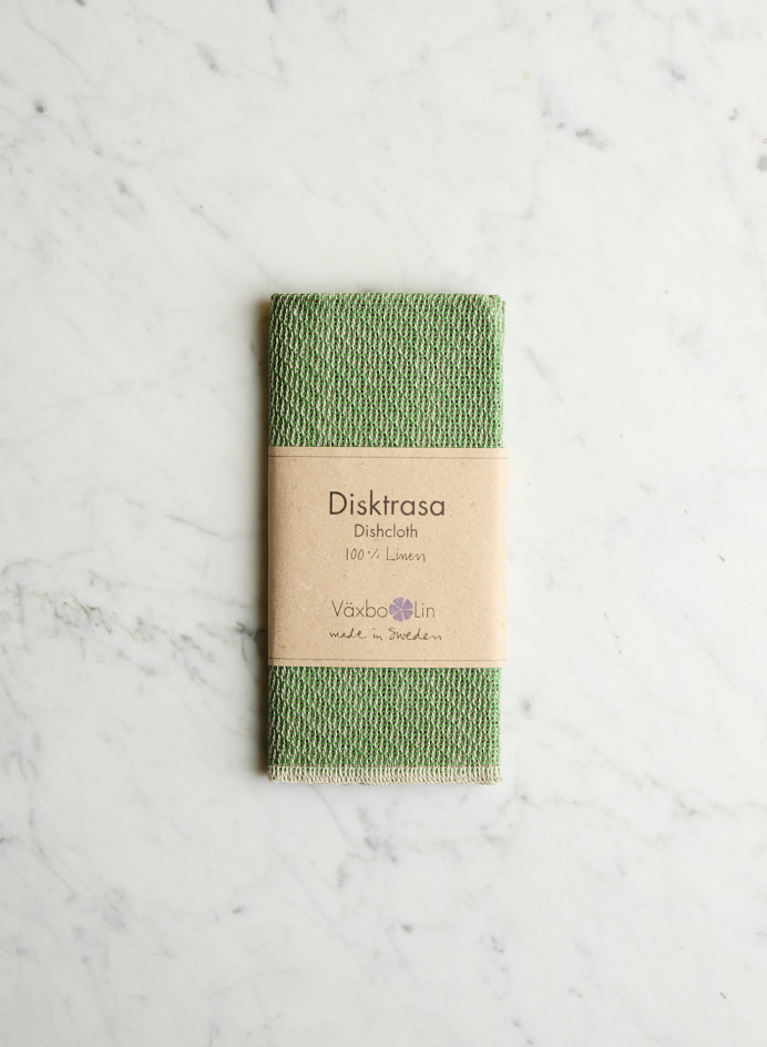 Dish Cloth Lin Leaf Green in the group Kitchen / Table setting / Kitchen Accessories at Tambur Store AB (VAX91-24)